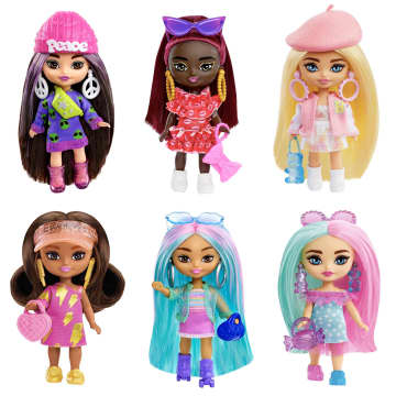Barbie Extra Mini Minis Muñeca Cabello Azul