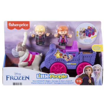 Disney Frozen 2 Anna & Kristoff’S Wagon Vehicle Set By Little People