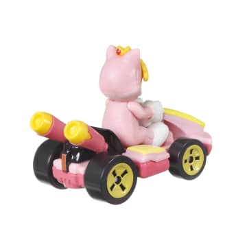 Hot Wheels Mario Kart Veículo de Brinquedo Cat Peach Standard Kart - Image 3 of 4