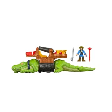 NEW Factory Sealed * Imaginext Captain Hook's Tic-Toc Croc (Crocodile) :  Comes with Captain Hook and Crocodile that tick…