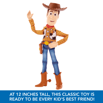 Disney And Pixar Toy Story Roundup Fun Woody Large Talking Figure, 12 inch