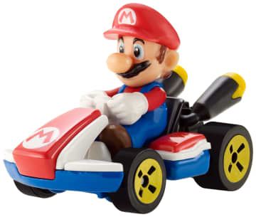 Hot Wheels Mario Kart Veículo de Brinquedo Kart Padrão Mario