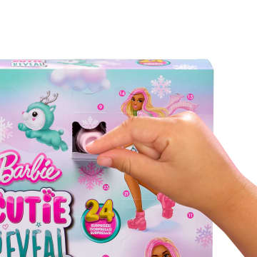 Barbie Cutie Reveal Advent Calendar With Doll & 24 Surprises - Imagen 2 de 6