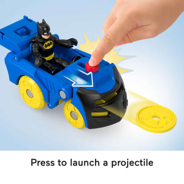 Imaginext DC Super Friends Head Shifters Batman Figure & Batmobile Vehicle Set