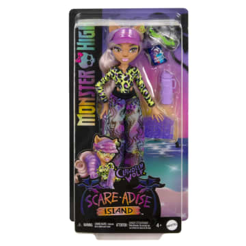 Monster High Scare-Adise Island Clawdeen Wolf Fashion Doll With Swimsuit & Accessories