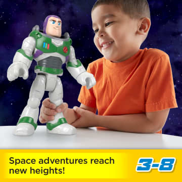 Disney And Pixar Lightyear Toy Imaginext Buzz Lightyear XL Figure, 10 in Tall, Space Ranger Alpha - Image 2 of 6