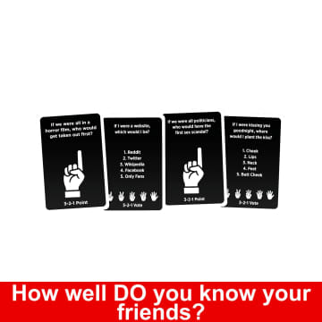 If You Were A Party Game For Adults With Ridiculous Questions & Finger Voting For 3-8 Players - Imagem 3 de 6