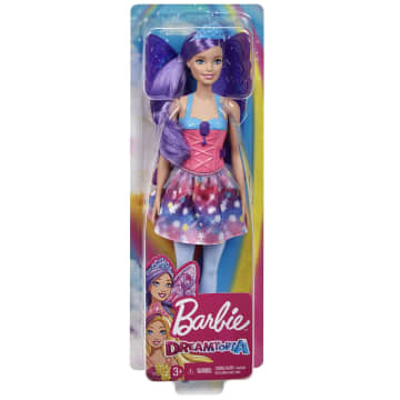 Barbie Dreamtopia Muñeca Hada Alas Moradas