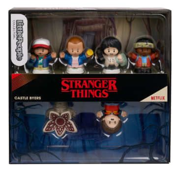 Little People Collector Figura de Brinquedo Pacote do Stranger Things Castelo de Byers