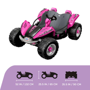 Power Wheels Dune Racer Extreme Battery-Powered Ride-On Vehicle With Charger, Pink