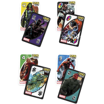 UNO Flip Marvel Matching Card Game For 7 Year Olds & Up