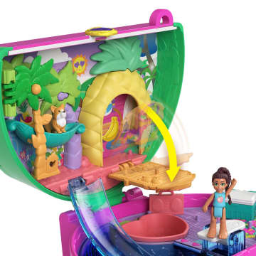 Polly Pocket Conjunto de Brinquedo Estojo Adventure World Festa da Melancia - Imagem 3 de 6