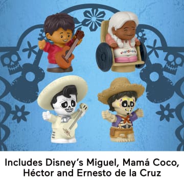 Disney And Pixar Coco Toys, Little People Figure Set For Toddlers And Kids, 4 Pieces - Imagem 2 de 5