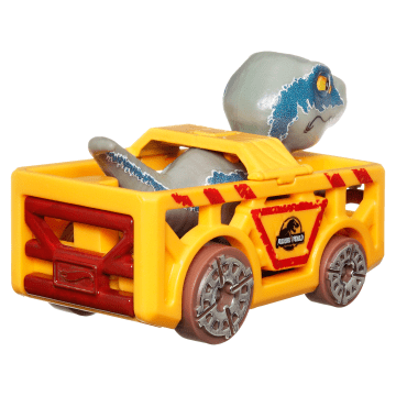 Hot Wheels RacerVerse Veículo de Brinquedo Velociraptor Blue - Imagen 4 de 5