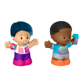 Little People Barbie Toy Set, 2 Wellness-themed Character Figures, Toddler Toy - Imagen 1 de 6