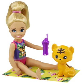Barbie And Chelsea the Lost Birthday Doll & Splashtastic Pool Surprise Playset
