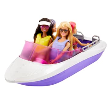 Barbie Mermaid Power  Dolls & Boat Playset