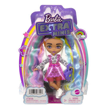 Barbie Extra Minis Doll #6 (5.5 in) in Fashion & Accessories, With Doll Stand