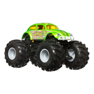 Hot Wheels Monster Trucks Vehículo de Juguete Beetle Escala 1:24 - Imagen 2 de 5