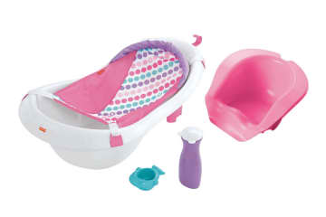 Fisher-Price 4-In-1 Sling 'n Seat Baby Bath Tub  Pink