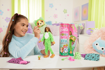 Barbie-Cutie Reveal-Poupée Sur Le thème des Costumes, Chiot Grenouille