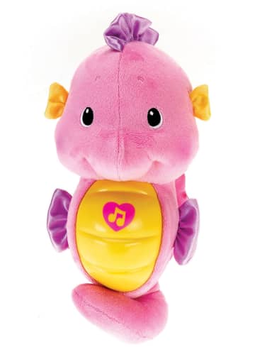 Fisher-Price Soothe & Glow Seahorse, Pink, With Lights & Sounds
