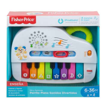 Fisher-Price Ríe y Aprende Juguete para Bebés Perrito Piano Sonidos Divertidos - Image 4 of 4