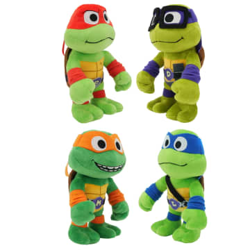 Teenage Mutant Ninja Turtles: Mutant Mayhem Plush Toys 4 Pack, 8 Inch Soft Dolls