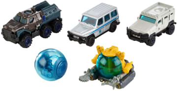 Matchbox Jurassic World 1:64 Die-Cast Vehicle & Dinosaur 5-Packs - Imagem 1 de 4