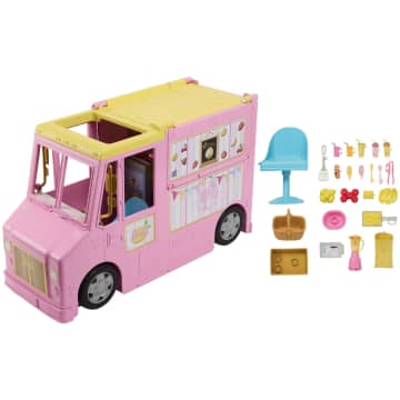 Barbie Sets, Lemonade Truck Playset With 25 Pieces - Imagen 1 de 6