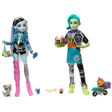 Monster High Doll 2-Pack, Deuce Gorgon And Frankie Stein