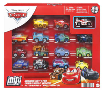 Disney And Pixar Cars Mini Racers 15-Pack Of Collectible Toy Cars