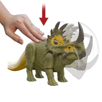 Jurassic World Dominion Roar Strikers Sinoceratops Dinosaur 4 Year & Up