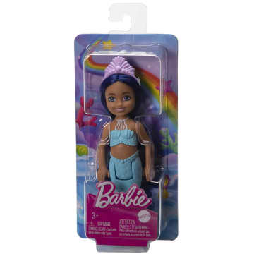 Mermaid Chelsea Barbie Doll With Blue Hair And Tail, Mermaid Toys