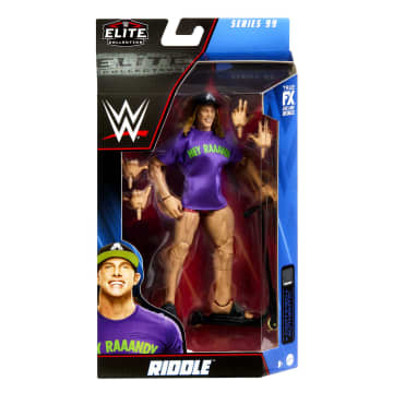 WWE Elite Collection Riddle Action Figure With Accessories, 6-inch Posable Collectible - Imagem 6 de 6