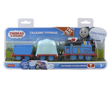 Thomas & Friends Talking Thomas Toy Train, Motorized Engine With Phrases & Sounds - Imagem 6 de 6