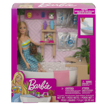 Barbie Fashion & Beauty Muñeca Baño de Espuma