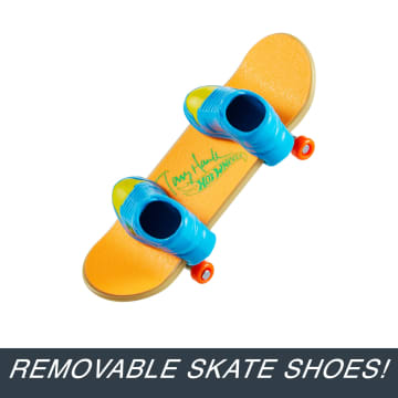 Hot Wheels  Skate  Coffret Neon Bones de Tony Hawk, 4Planches