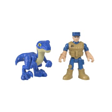 Imaginext Jurassic World Raptor Recon Dinosaur Toy & Helicopter Set, 3 Pieces