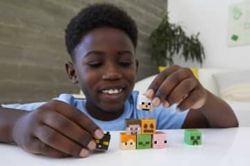 Minecraft Vanilla Figura de Acción Cabeza Mob Mini Steve