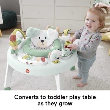 Fisher-Price 3-In-1 Baby Activity Center With Lights & Sounds, Play Mat, Toddler Toy, Snugapuppy