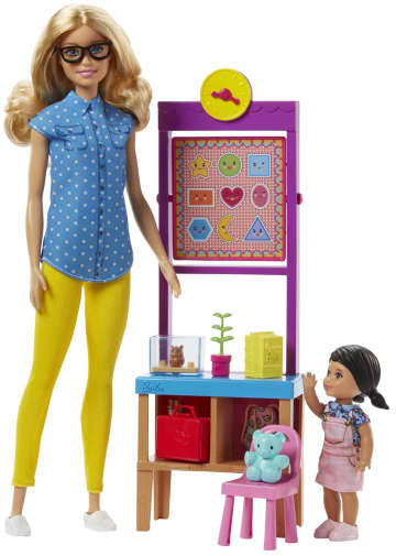 Barbie Careers Teacher Doll & Student Doll Classroom Playset