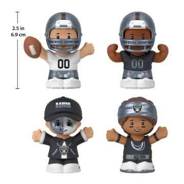 Little People Collector Las Vegas Raiders Special Edition Set For Adults & NFL Fans, 4 Figures - Image 2 of 6
