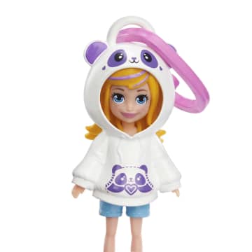 Polly Pocket Muñeca Hoodie Amigos Polly Panda - Imagen 2 de 5