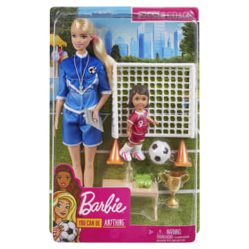 Barbie Profissões Boneca Treinadora de Futebol Loira - Image 2 of 5