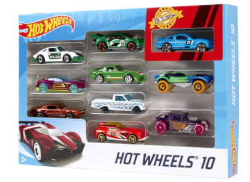 Hot Wheels Die Cast Basics Veículo de Brinquedo Pacote 10 Carros - Image 2 of 6