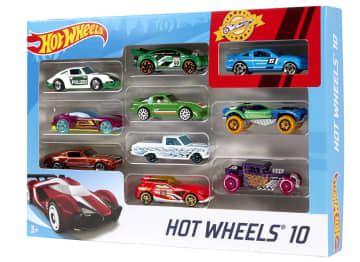 Hot Wheels Toy Cars Set Of 10 Vehicles