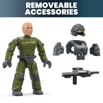 MEGA Halo Fleetcom Mongoose Vehicle Building Kit With Micro Action Figure (79 Pieces) - Image 5 of 6