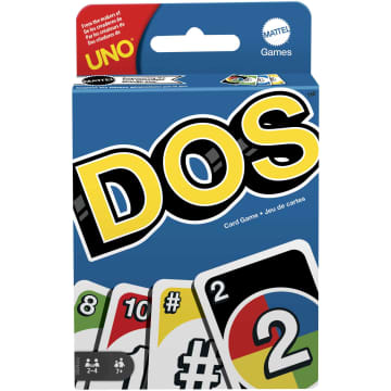 DOS Card Game From the Makers Of UNO For 2-4 Players Ages 7Y+