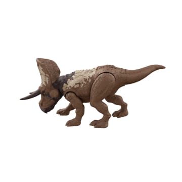 Jurassic World Dinossauro de Brinquedo Zuniceratops Mordida de Ataque - Imagen 4 de 6